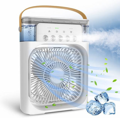 Ventilador con Hielo y Humidificador