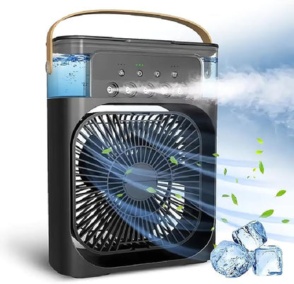 Ventilador con Hielo y Humidificador